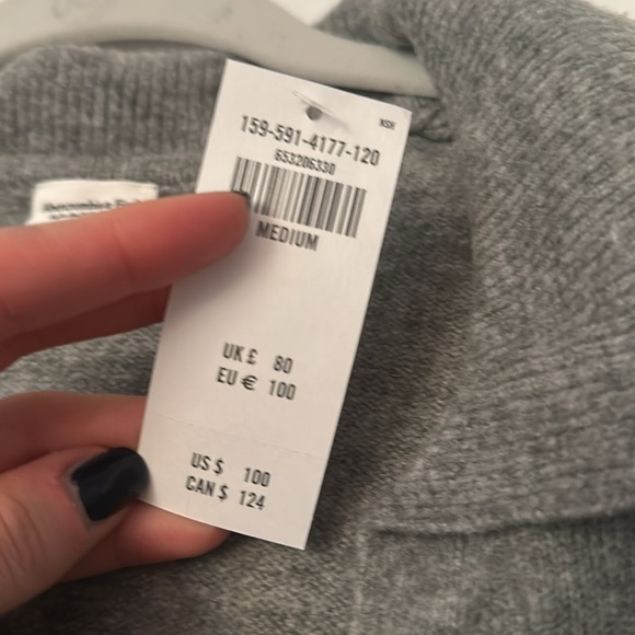 Abercrombie & Fitch Collared Sweater Dress - NWT! - Picture 3 of 6